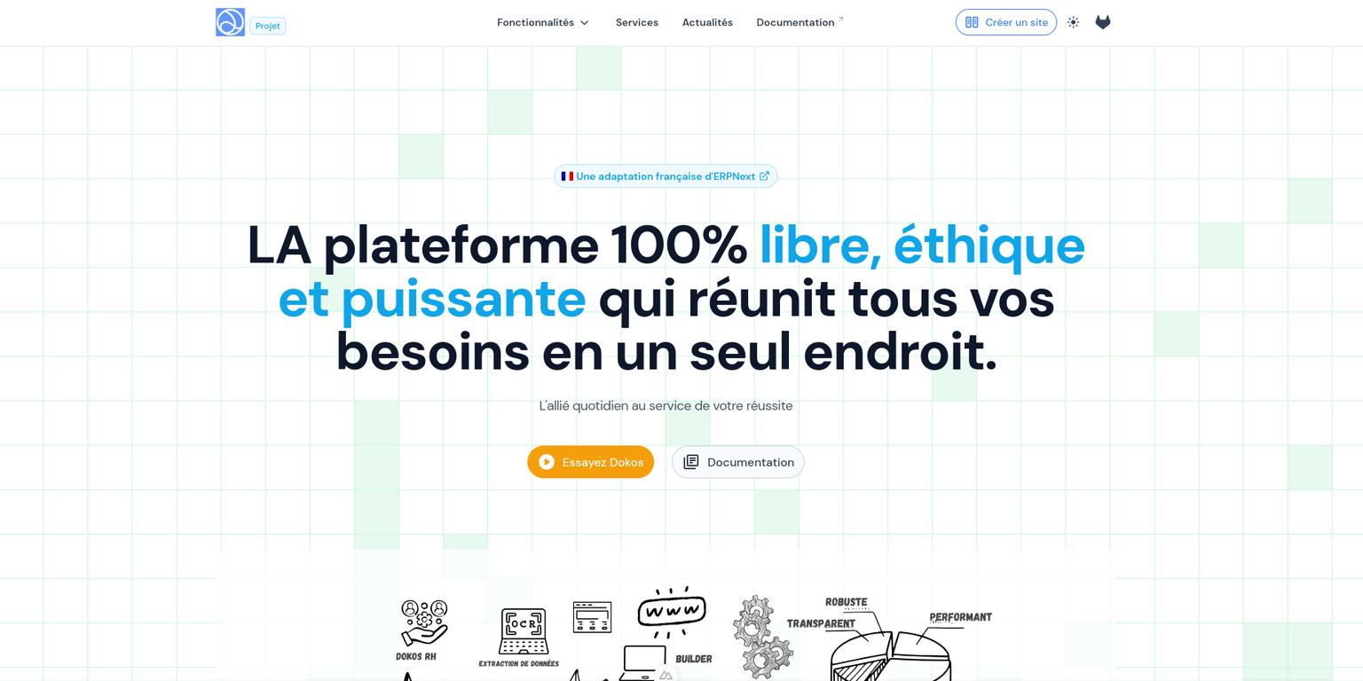 Bienvenue sur le nouveau site-web de Dokos !